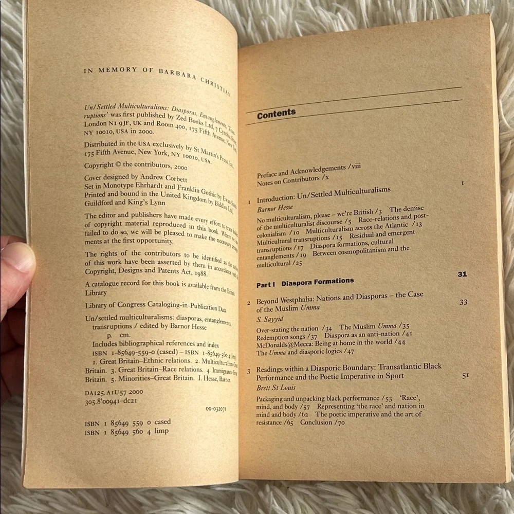 Un/settled Multiculturalisms Book, edited academic collection, 2000 - Picture 5 of 8